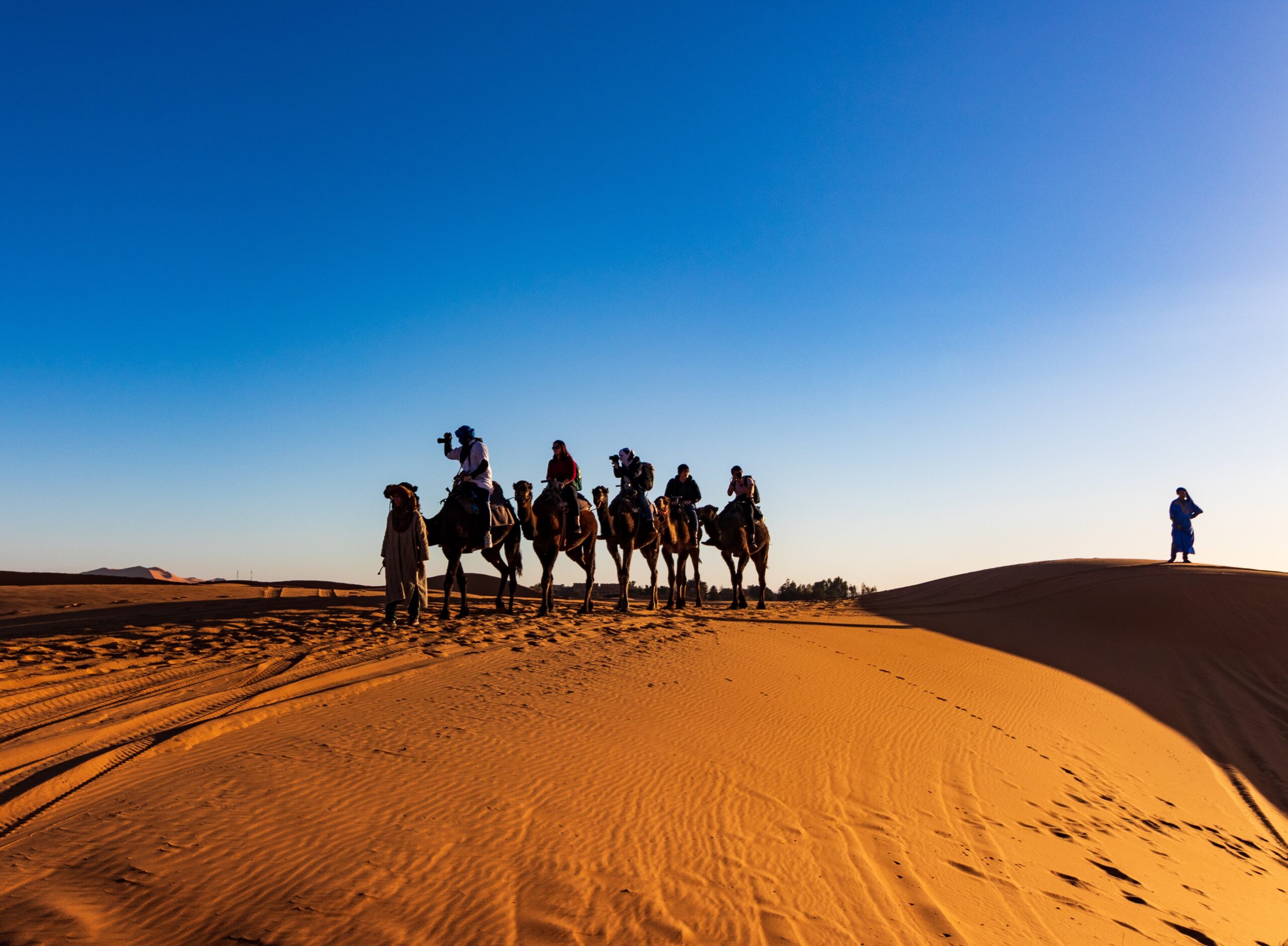 camel trekking in Morocco