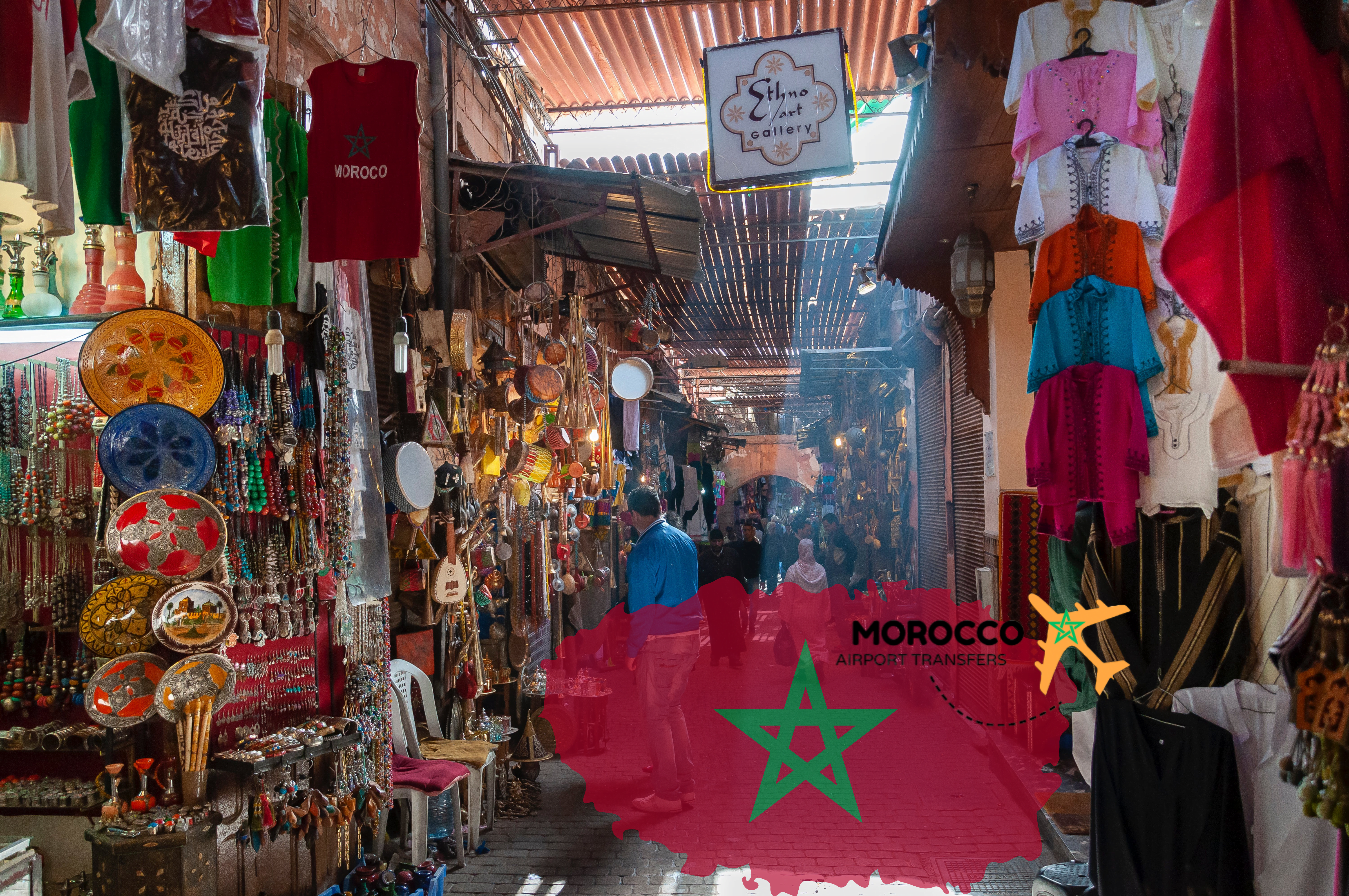 morocco airport transfers tours- Engage with Local Crafts at Souk Semmarine